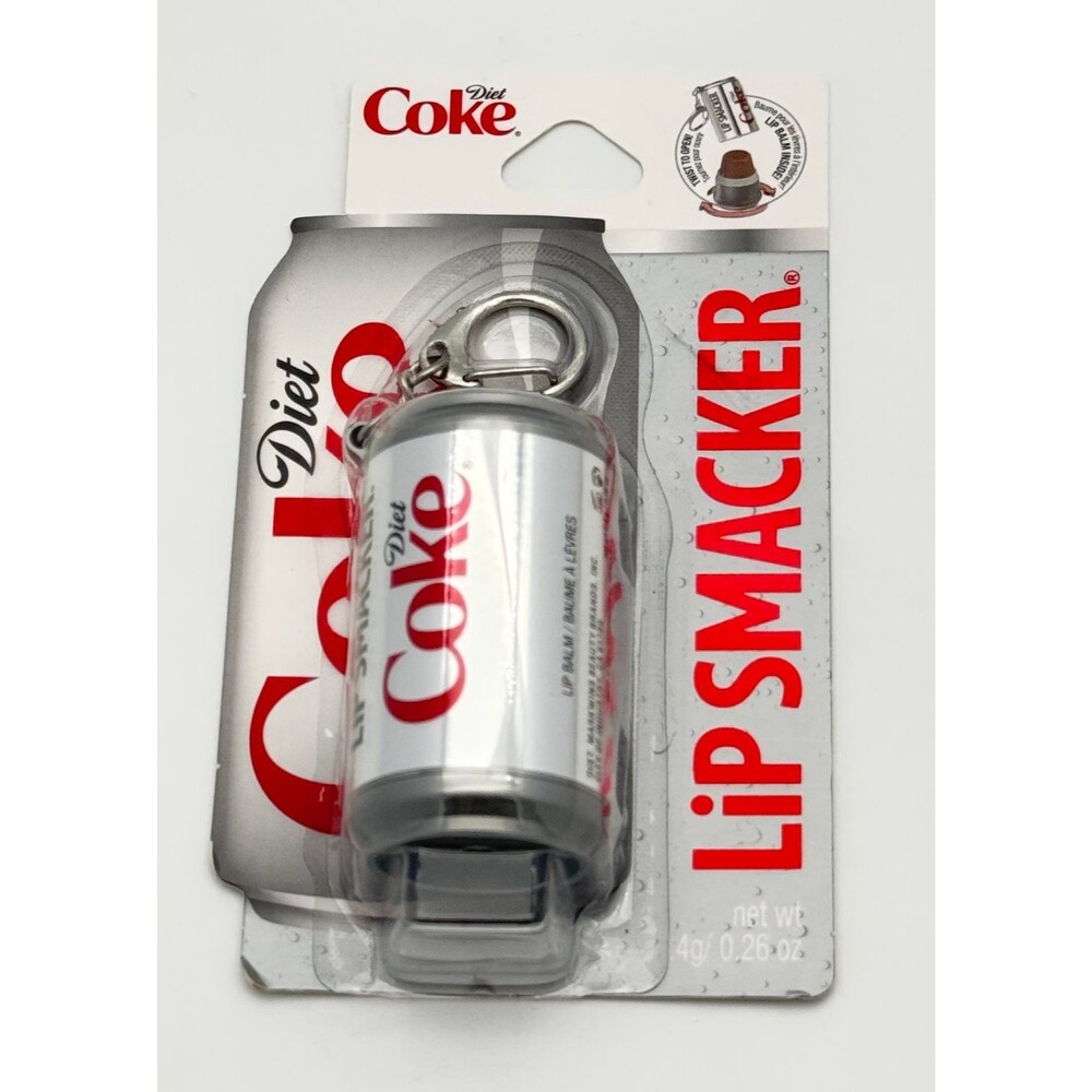 Lip Smacker Diet Coke Lip Balm Keychain - New 4g / 0.26 oz